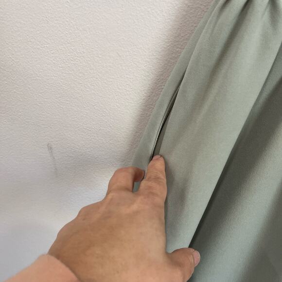 Jessakae Mint Green Dress Size M Short Sleeve Fit and Flare Minimalist - Picture 7 of 7